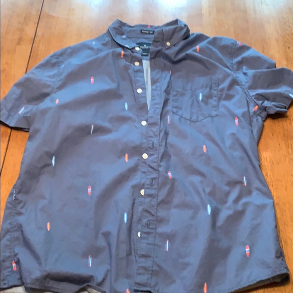 AE button down